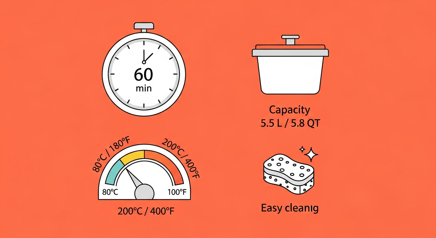 Recursos da Air Fryer